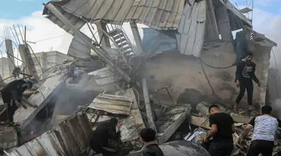 Israeli-bombing-in-Gaza