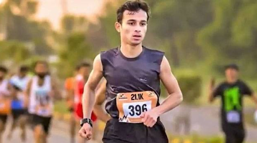 Young Pakistani athlete