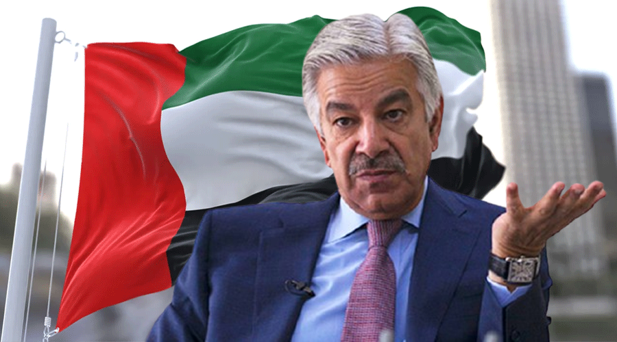 khawaja asif uae