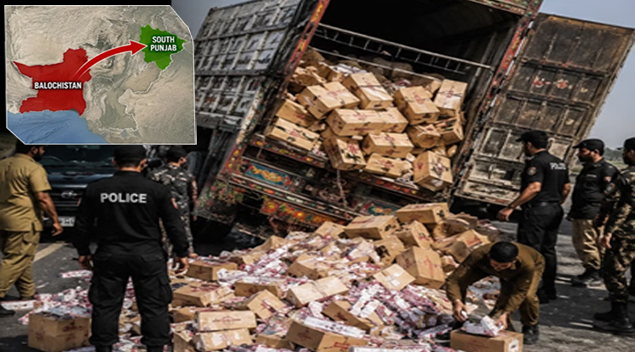 Big news, main route of alleged cigarette smuggling network exposed بڑی خبر،سگریٹ سمگلنگ کے مبینہ نیٹ ورک کا اہم روٹ بے نقاب