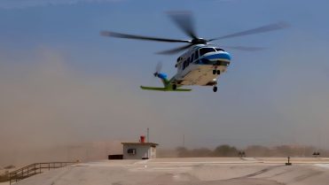 ہیلی کاپٹر گر کر تباہ