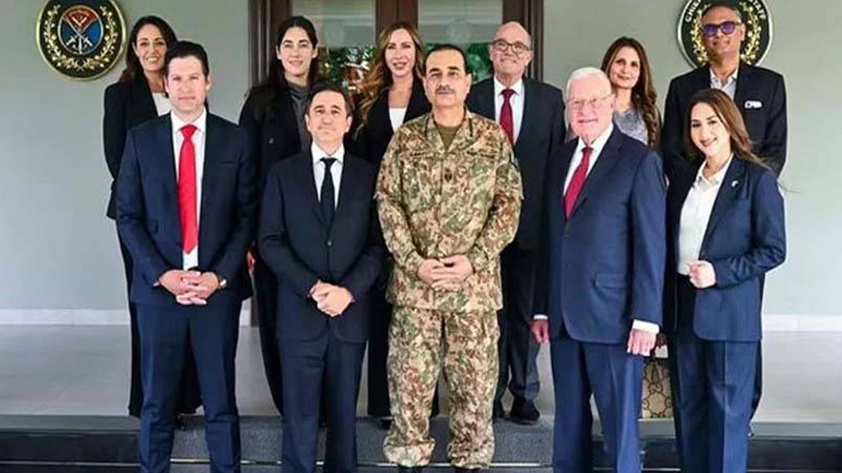 فیلڈ مارشل عاصم منیر سے امریکی کمپنی کے وفد کی ملاقات، دفاعی تعاون پر گفتگو