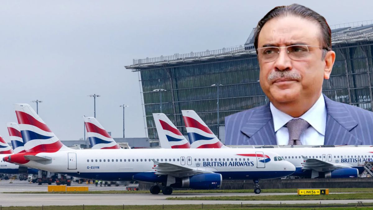 برطانیہ میں فلائٹ آپریشن متاثر، صدر زرداری کی پرواز تاخیر کا شکار