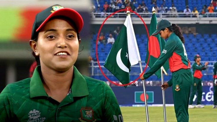 نِگار سلطانہ نے پاکستانی پرچم اٹھا لیا، ویڈیو نے سوشل میڈیا پر دھوم مچا دی