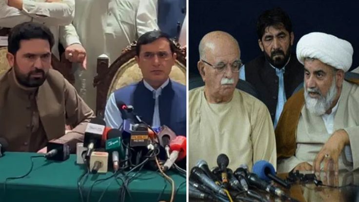 لانگ مارچ موخر کرنے کا معاملہ، پی ٹی آئی اور اتحادیوں میں اختلافات کھل کر سامنے آگئے