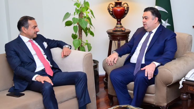 البرکہ بینک کے سی ای او کی فہد ہارون سے ملاقات